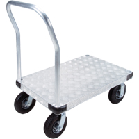 Chariots à plate-forme en aluminium