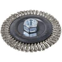 Stringer Bead Brush, 5" Dia., 0.022" Fill, 5/8"-11 Arbor, Stainless Steel PB Rental Co. Ltd.