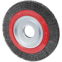 Crimped Wire Wheel, 6" Dia., 0.02" Fill, 1/2"/2"/5/8" Arbor PB Rental Co. Ltd.