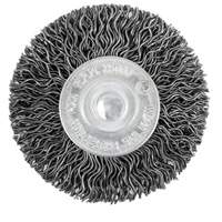 Brosse radiale &agrave; fils cr&ecirc;p&eacute;s mont&eacute; sur mandrin 105-2, 2", Fils ,02" PB Rental Co. Ltd.