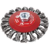 BK520T Knot-Twisted Conical Bevel Brush, 5" Dia., 5/8-11 Arbor PB Rental Co. Ltd.