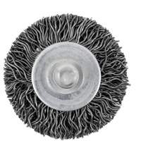 Brosse radiale &agrave; fils cr&ecirc;p&eacute;s mont&eacute; sur mandrin 126, 1-1/2", Fils 0,02", Tige 1/4" PB Rental Co. Ltd.