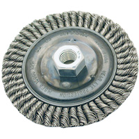 Stringer Bead Brush, 4" Dia., 0.022" Fill, 5/8"-11 Arbor, Steel PB Rental Co. Ltd.