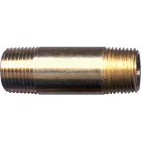 Mamelon long, Laiton, 1/4", NPT PB Rental Co. Ltd.
