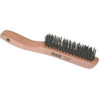 Short Wire Brush, Steel, 4 x 16 Wire Rows, 10" Long PB Rental Co. Ltd.