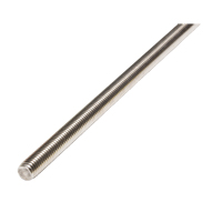 Threaded Rod, 1/4"-20, 36" L, Stainless Steel, Grade 18-8 Grade PB Rental Co. Ltd.