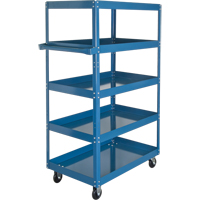Shelf Carts , 5 Tiers, 18" W x 61" H x 30" D, 900 lbs. Capacity PB Rental Co. Ltd.