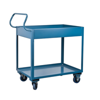 Deep Lipped Service Cart, 2 Tiers, 24" W x 47" H x 36" D, 1200 lbs. Capacity PB Rental Co. Ltd.