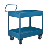 Deep Lipped Service Cart, 2 Tiers, 24" W x 47" H x 36" D, 1200 lbs. Capacity PB Rental Co. Ltd.