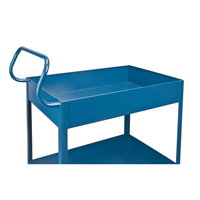 Deep Lipped Service Cart, 2 Tiers, 24" W x 47" H x 36" D, 1200 lbs. Capacity PB Rental Co. Ltd.