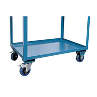 Chariots de service mobiles, 2 Tiers, 24" la x 57" h x 40" p, Capacit&eacute; 1200 lb PB Rental Co. Ltd.