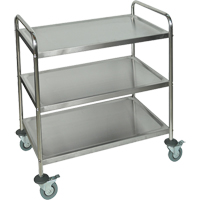 Shelf Cart, 3 Tiers, 21" W x 37" H x 23-1/2" D, 200 lbs. Capacity PB Rental Co. Ltd.