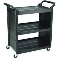 Chariot de service avec panneaux d'extr&eacute;mit&eacute;s, 3 tiers, 18-5/8" x 36-5/8" x 33-5/8", Capacit&eacute; 150 lb PB Rental Co. Ltd.
