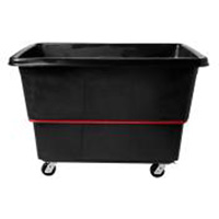 Heavy-Duty Utility Truck, Black Recycled Plastic, 59"/34-5/8" L x 34"/59-1/64" W x 42-1/16"/42-7/8" H, 27 cu. ft. Volume, 1200 lbs. Capacity PB Rental Co. Ltd.