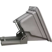 Self Dumping Hopper, Polyethylene, 5/8 cu.yd., Grey PB Rental Co. Ltd.