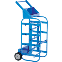 Chariot portatif pour mat&eacute;riaux bobin&eacute;s, Acier, 11 Montants, 19-1/2" la x 43-1/4" h x 17-1/2" p, Capacit&eacute; de 150 lb PB Rental Co. Ltd.