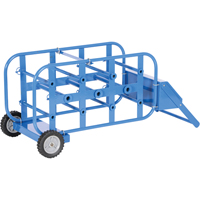Chariot portatif pour mat&eacute;riaux bobin&eacute;s, Acier, 11 Montants, 19-1/2" la x 43-1/4" h x 17-1/2" p, Capacit&eacute; de 150 lb PB Rental Co. Ltd.