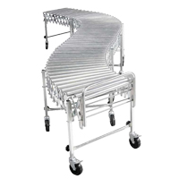 Convoyeurs extensibles/flexibles, 18" la x 12' 10" lo, Capacit&eacute; de 200 lb par pi lin. PB Rental Co. Ltd.