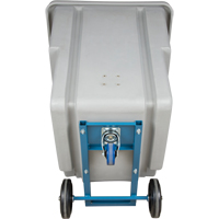 Chariot basculeur en acier, Poly&eacute;thyl&egrave;ne, 0,625 vg³, Capacit&eacute; de charge de 500 lb PB Rental Co. Ltd.