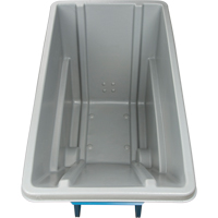 Chariot basculeur en acier, Poly&eacute;thyl&egrave;ne, 0,625 vg³, Capacit&eacute; de charge de 850 lb PB Rental Co. Ltd.