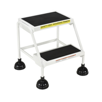 Stop-Step Ladders, 2 Steps, 16" Step Width, 18-9/16" Platform Height, Steel PB Rental Co. Ltd.