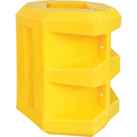 Protecteur de colonne courte, Ouverture int&eacute;rieure 6" x 6", 24" lo x 24" la x 24" h, Jaune PB Rental Co. Ltd.