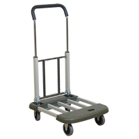 Chariot &agrave; plateforme t&eacute;l&eacute;pliante, Aluminium, 330 lb, 29-1/2" lo x 17-1/2" la, Hauteur 36-1/2" PB Rental Co. Ltd.