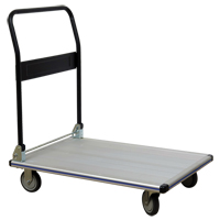 Chariot &agrave; plateforme avec poign&eacute;e pliante, Aluminium, 350 lb, 29" lo x 18-1/2" la, Hauteur 34-1/2" PB Rental Co. Ltd.
