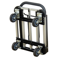 Chariot &agrave; plateforme avec poign&eacute;e pliante, Aluminium, 300 lb, 28" lo x 16" la, Hauteur 37,75" PB Rental Co. Ltd.
