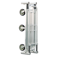 Aluminum U-Boat Folding Bulk Delivery Cart, 18" W x 61" L, 1200 lbs. Cap., Polyurethane Wheels PB Rental Co. Ltd.