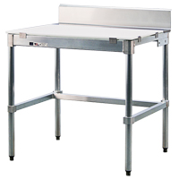 &eacute;tabli avec dessus en poly, 36" la x 24" p x 35-1/2" h, Capacit&eacute; 2000 lb PB Rental Co. Ltd.