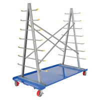 Chariot &agrave; cadre en A pour barres et tuyaux, Acier, 36-3/4" la x 73-3/4" p x 72-1/2" h, Capacit&eacute; de 2000 lb PB Rental Co. Ltd.