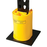 Polyethylene Rack Guard, 5" W x 6" L x 8" H, Yellow PB Rental Co. Ltd.