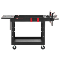 Heavy-Duty Adaptable Utility Cart, 2 Tiers, 25-1/5" x 36" x 51-1/2", 500 lbs. Capacity PB Rental Co. Ltd.