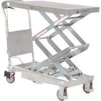 Manual Hydraulic Scissor Lift Table, 35-1/2" L x 20" W, Partial Stainless Steel, 800 lbs. Capacity PB Rental Co. Ltd.