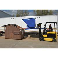Conteneur autobasculeur, Acier, 3 vg³, Bleu PB Rental Co. Ltd.