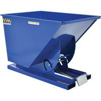 Conteneur autobasculeur, Acier, 1 vg³, Bleu PB Rental Co. Ltd.