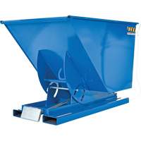 Conteneur autobasculeur, Acier, 1 vg³, Bleu PB Rental Co. Ltd.