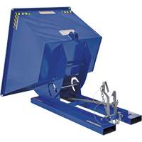 Conteneur autobasculeur, Acier, 1 vg³, Bleu PB Rental Co. Ltd.
