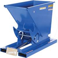 Conteneur autobasculeur, Acier, 1/3 vg³, Bleu PB Rental Co. Ltd.