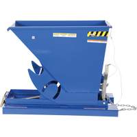 Conteneur autobasculeur, Acier, 1/3 vg³, Bleu PB Rental Co. Ltd.