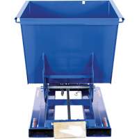 Conteneur autobasculeur, Acier, 1/2 vg³, Bleu PB Rental Co. Ltd.