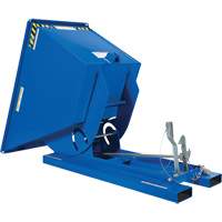 Conteneur autobasculeur, Acier, 3/4 vg³, Bleu PB Rental Co. Ltd.