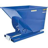 Conteneur autobasculeur, Acier, 1 vg³, Bleu PB Rental Co. Ltd.