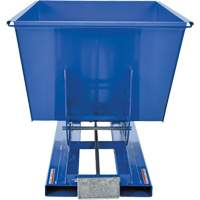 Conteneur autobasculeur, Acier, 1 vg³, Bleu PB Rental Co. Ltd.