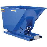 Conteneur autobasculeur, Acier, 1-1/2 vg³, Bleu PB Rental Co. Ltd.