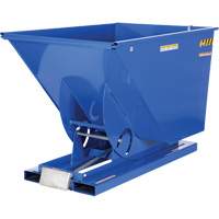 Conteneur autobasculeur, Acier, 1-1/2 vg³, Bleu PB Rental Co. Ltd.