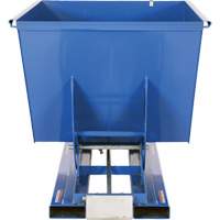 Conteneur autobasculeur, Acier, 1-1/2 vg³, Bleu PB Rental Co. Ltd.