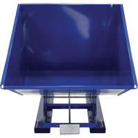 Conteneur autobasculeur, Acier, 2 vg³, Bleu PB Rental Co. Ltd.