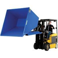 Conteneur autobasculeur, Acier, 2-1/2 vg³, Bleu PB Rental Co. Ltd.